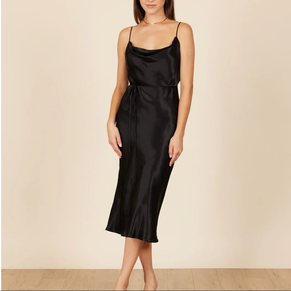 Park & Fifth Black Slip Dress